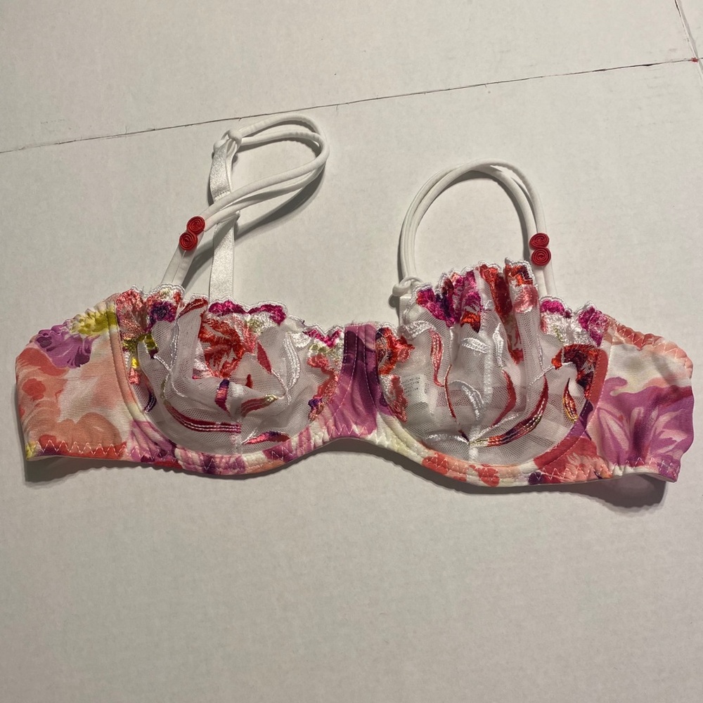 NWOT Aubade floral bra